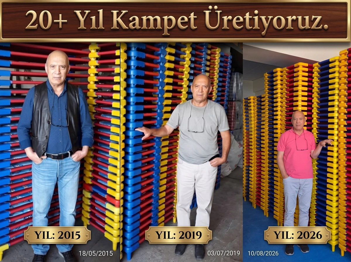 20+ yılı aşkın süredir kampet üretiyoruz.